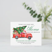 クリスマスツリートラック引っ越しましたホリデームービング 案内ポストカード (スタンド正面)