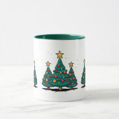 「クリスマスツリートリオホリデーマグ」 マグカップ (中央)
