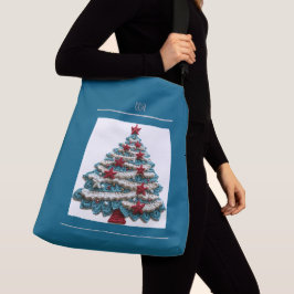 クリスマスツリートートバッグ クロスボディバッグ