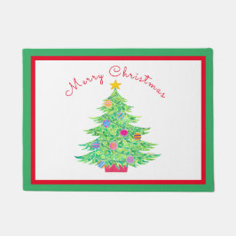 クリスマスツリードアマット ドアマット