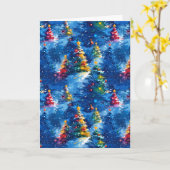 クリスマスツリードリームズ カード (黄色い花)