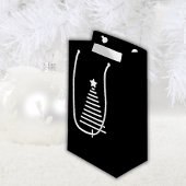 クリスマスツリードードル抱き枕 スモールペーパーバッグ