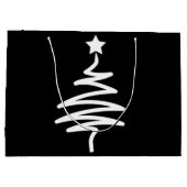 クリスマスツリードードル抱き枕 ラージペーパーバッグ (裏面)