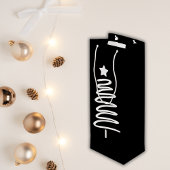 クリスマスツリードードル抱き枕 ワインギフトバッグ