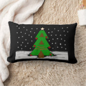 クリスマスツリーナイト – MoJo Pillows ランバークッション (ブランケット)