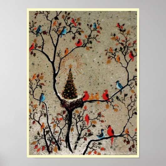 クリスマスツリーネスト~プリントポスター ポスター (正面)