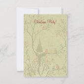 クリスマスツリーネスト～招待状 招待状 (裏面)