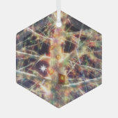 クリスマスツリーハウスオーナメント ガラスオーナメント (正面)