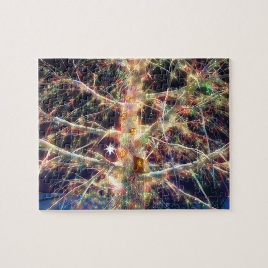 クリスマスツリーハウスパズル ジグソーパズル (横)