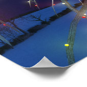 クリスマスツリーハウスプリント ポスター (角)