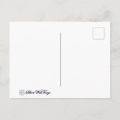 クリスマスツリーハウスポストカード ポストカード (裏面)