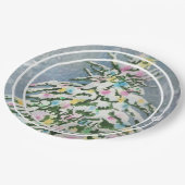 クリスマスツリーハッピーホリデーパーティー ペーパープレート (アングル)