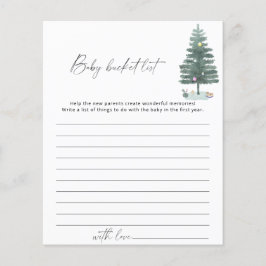 クリスマスツリーバケットリストゲーム