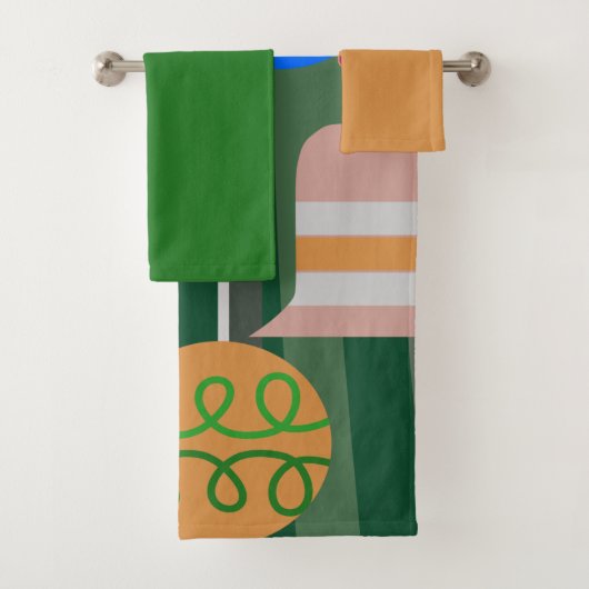 クリスマスツリーバスタオルセット バスタオルセット (インサイチュ)