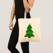 クリスマスツリーバッグ トートバッグ (正面(商品))