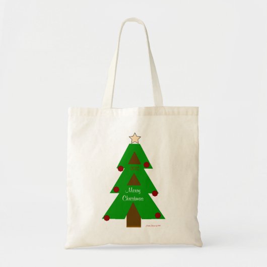 クリスマスツリーバッグ トートバッグ (正面)