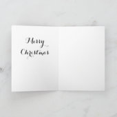 クリスマスツリーバレーボールサンタハット2021クリスマス シーズンカード (内部)