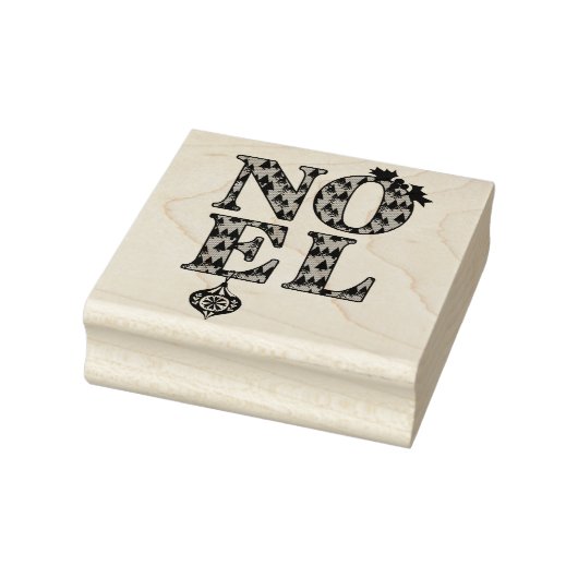 クリスマスツリーパターンのNOEL ラバースタンプ (スタンプ)