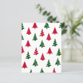 クリスマスツリーパターンスクラップブック紙 (スタンド正面)