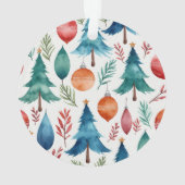 クリスマスツリーパターン オーナメント (裏面)