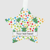 クリスマスツリーパターン オーナメント (裏面)