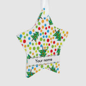 クリスマスツリーパターン オーナメント (正面)