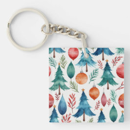 クリスマスツリーパターン キーホルダー