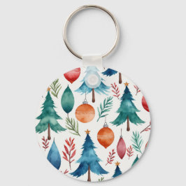 クリスマスツリーパターン キーホルダー