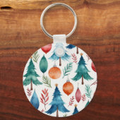 クリスマスツリーパターン キーホルダー (裏面)
