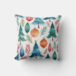 クリスマスツリーパターン クッション