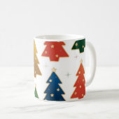 クリスマスツリーパターン コーヒーマグカップ (正面右)