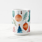 クリスマスツリーパターン コーヒーマグカップ (中央)