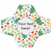 クリスマスツリーパターン サッカーボール (フラット)