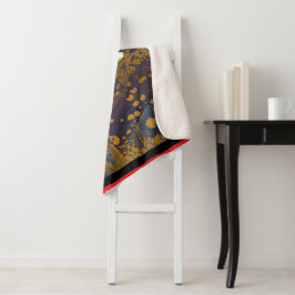 クリスマスツリーパターン シェルパブランケット