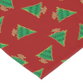 クリスマスツリーパターン ショートテーブルランナー (コーナー)