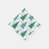クリスマスツリーパターン スタンダードカクテルナプキン (角)