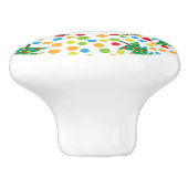 クリスマスツリーパターン セラミックノブ (側面)