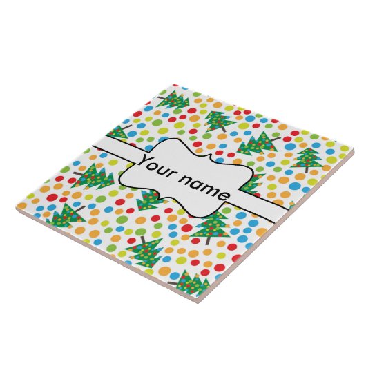 クリスマスツリーパターン タイル (側面)