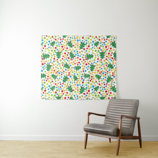 クリスマスツリーパターン タペストリー (インサイチュ(横))