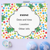 クリスマスツリーパターン チラシ (シングル)