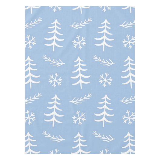 クリスマスツリーパターン テーブルクロス (正面)