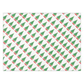 クリスマスツリーパターン テーブルクロス (正面(横))