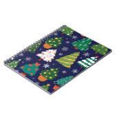 クリスマスツリーパターン ノートブック (左側)