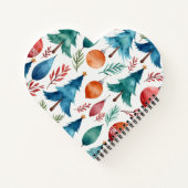 クリスマスツリーパターン ノートブック (裏面)