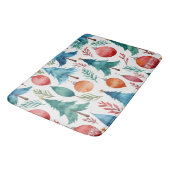 クリスマスツリーパターン バスマット (アングル)