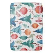 クリスマスツリーパターン バスマット (正面縦)