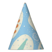 クリスマスツリーパターン パーティーハット (右)