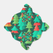 クリスマスツリーパターン フェイバーボックス (折り畳みなし)