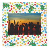 クリスマスツリーパターン フォトキューブ (正面)