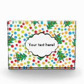 クリスマスツリーパターン フォトブロック (正面)